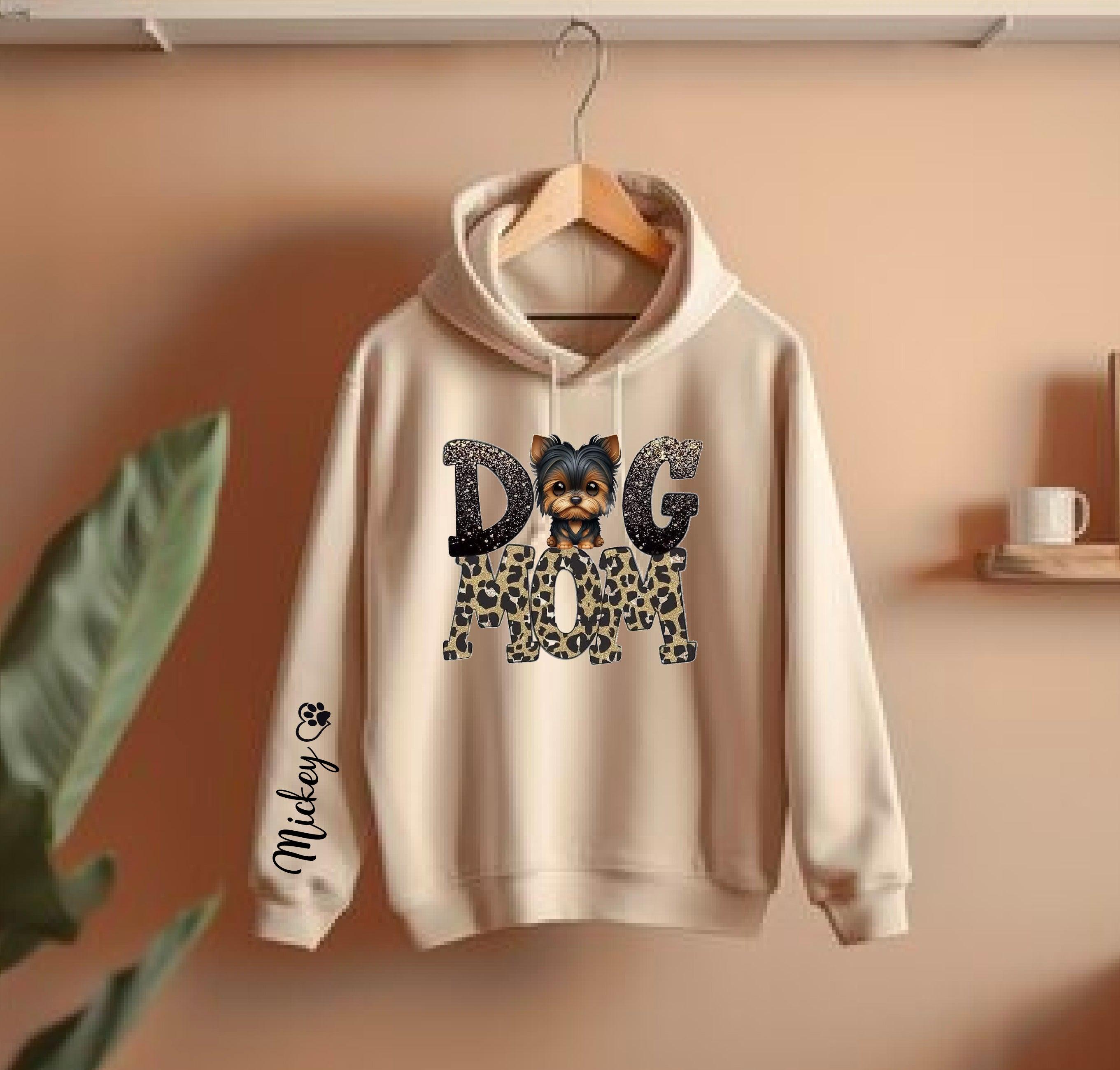 Photo of High-Quality Custom Hoodie Printing Available in 10 Colors – S – Black – Dog Mom