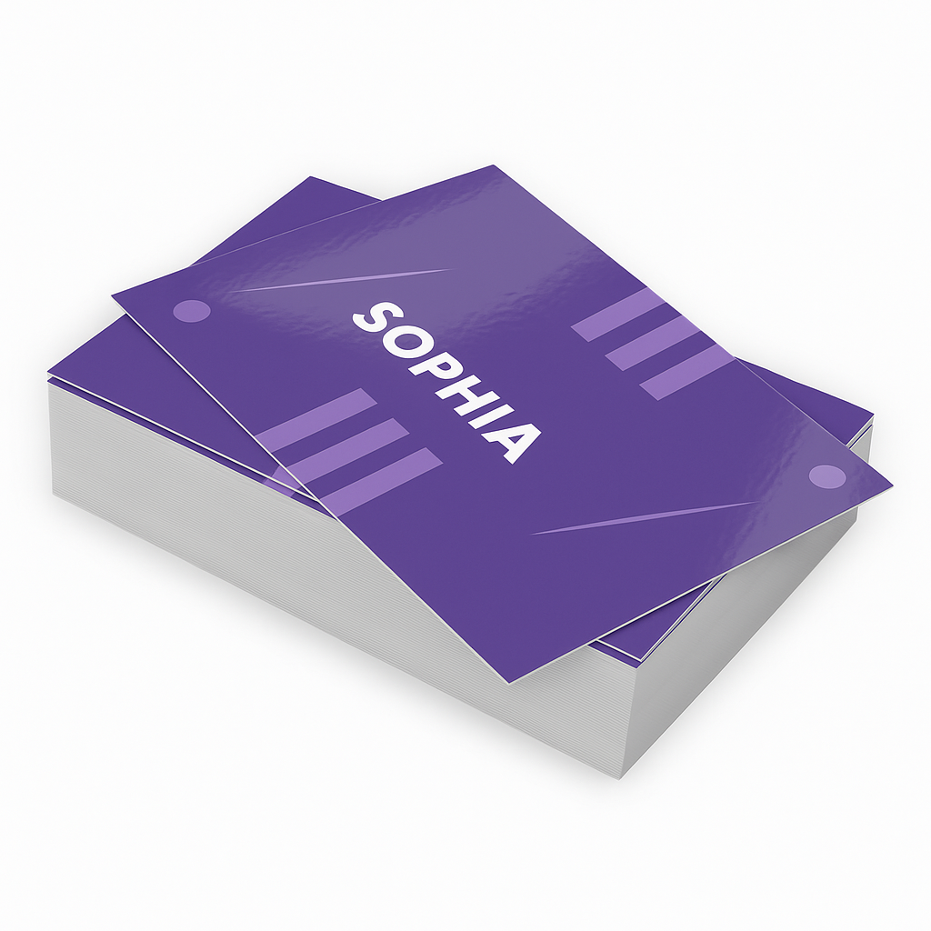 Photo of 40 โ 14pt printed 2 sides โ Same day pick up