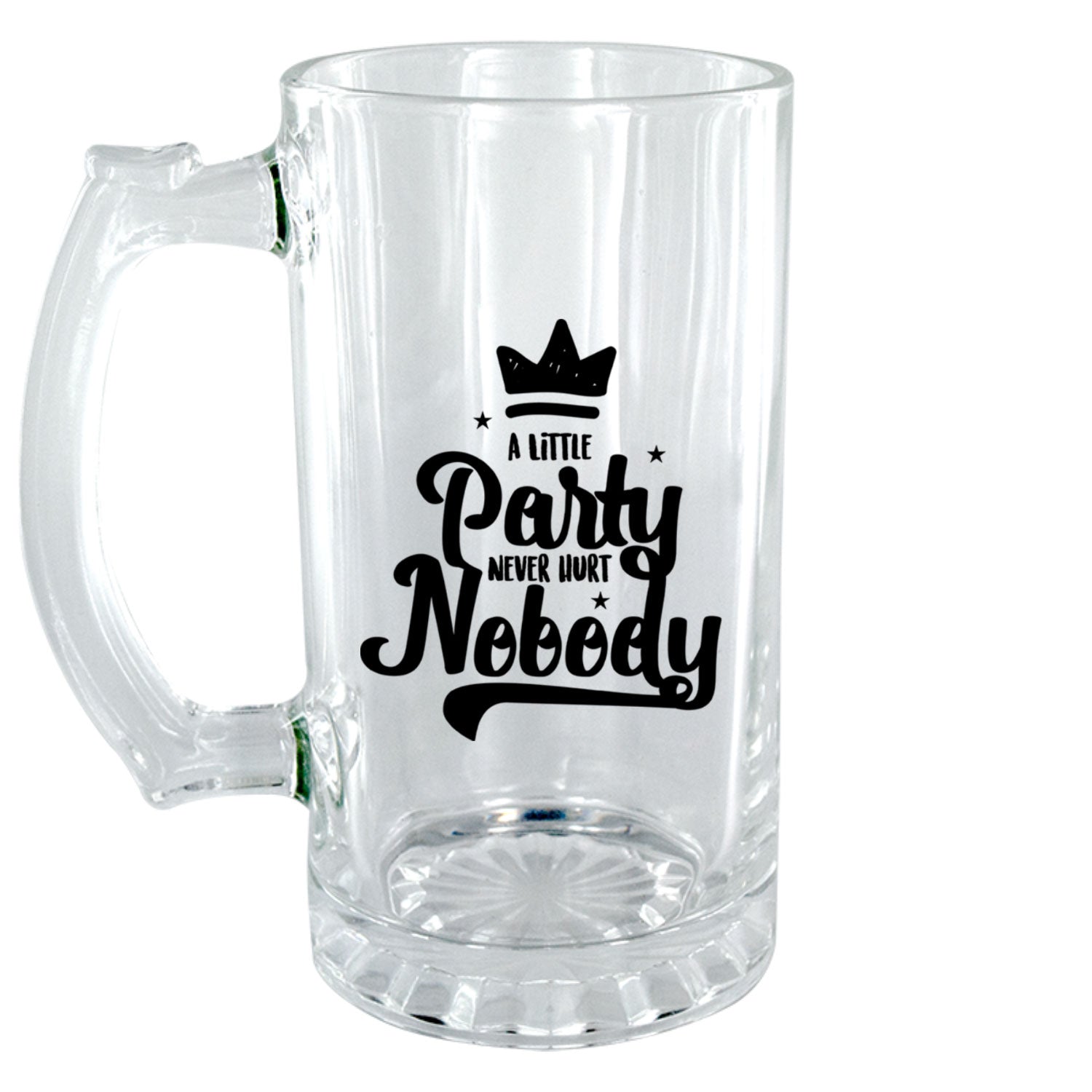 Photo of 18oz Clear Beer Mug โ Custom Printed