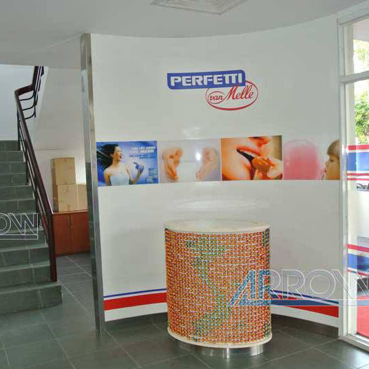 Office decor for Perfetti Van Melle