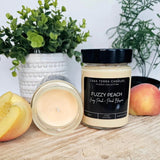 Image of a Label Candle Custom, featuring a personalized label made from waterproof, heat-resistant paper. The candle is designed to allow for custom labels of any size, making it perfect for creating personalized candles. For custom quotes, email print@arrowprint.ca.