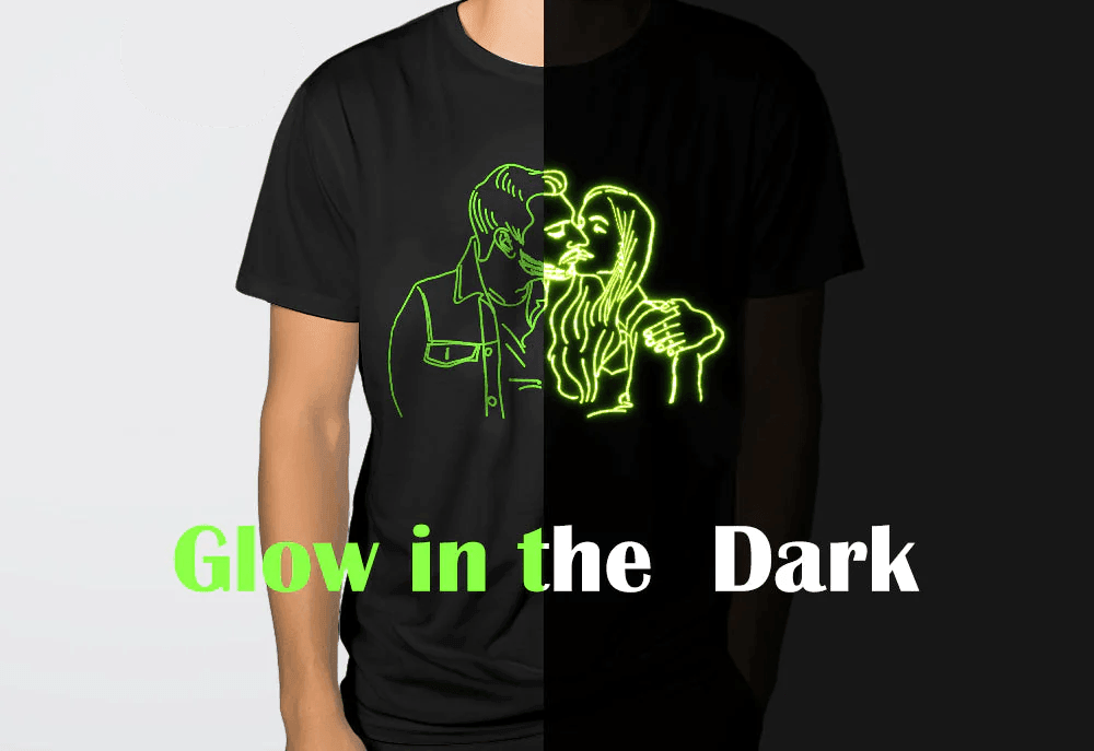 T-shirt - Custom logo - Glow In The Dark - Arrow Print Canada