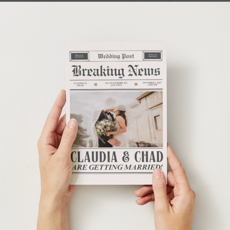 Photo of 8.5" x 11" open (8.5" x 5.5" closed) – 50 – 20lb Linen creamy paper