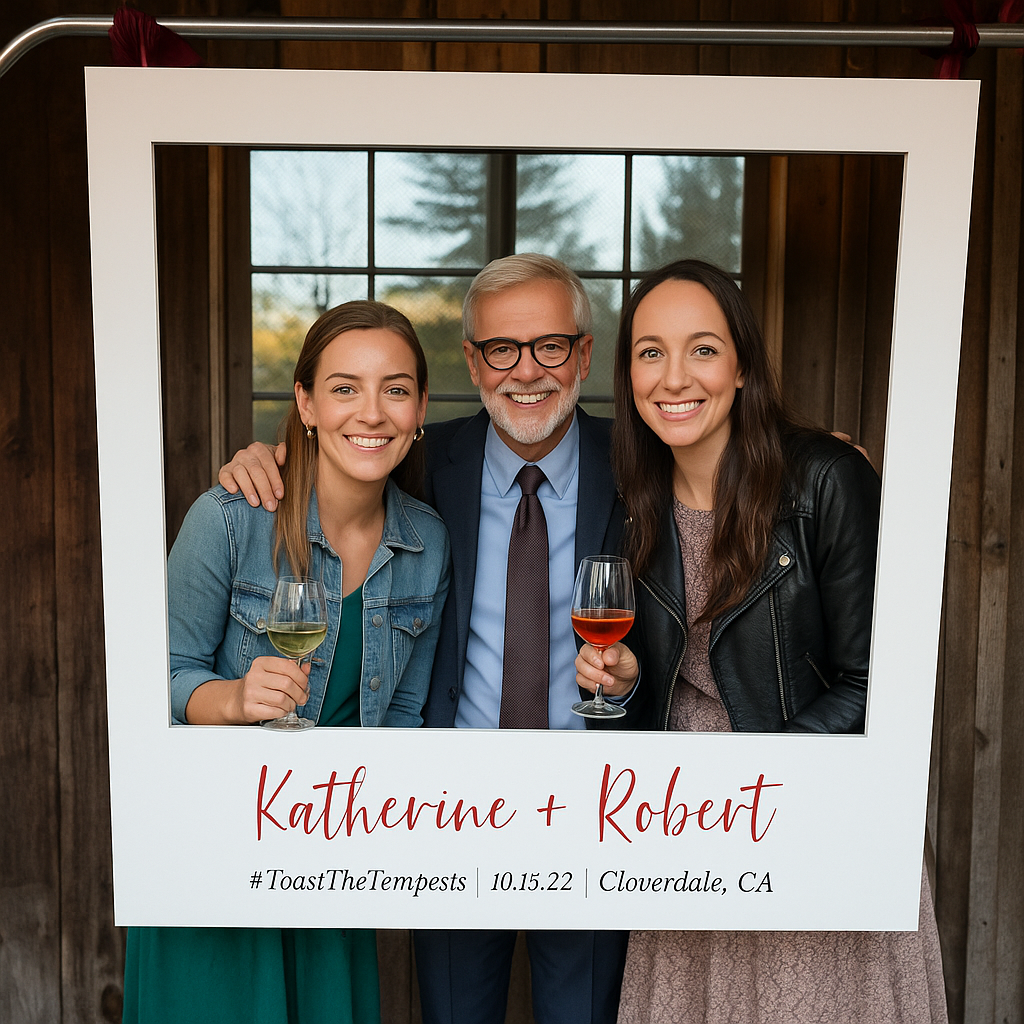 Photo of Custom Wedding Selfie Frame – 20"x30"