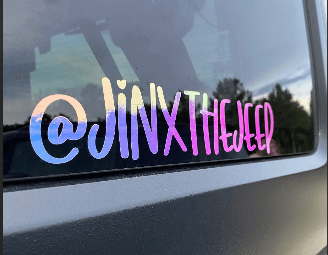 Full Color Printed & Speciality Vinyl Decals with Air Release Vinyl - Arrow Print Canada