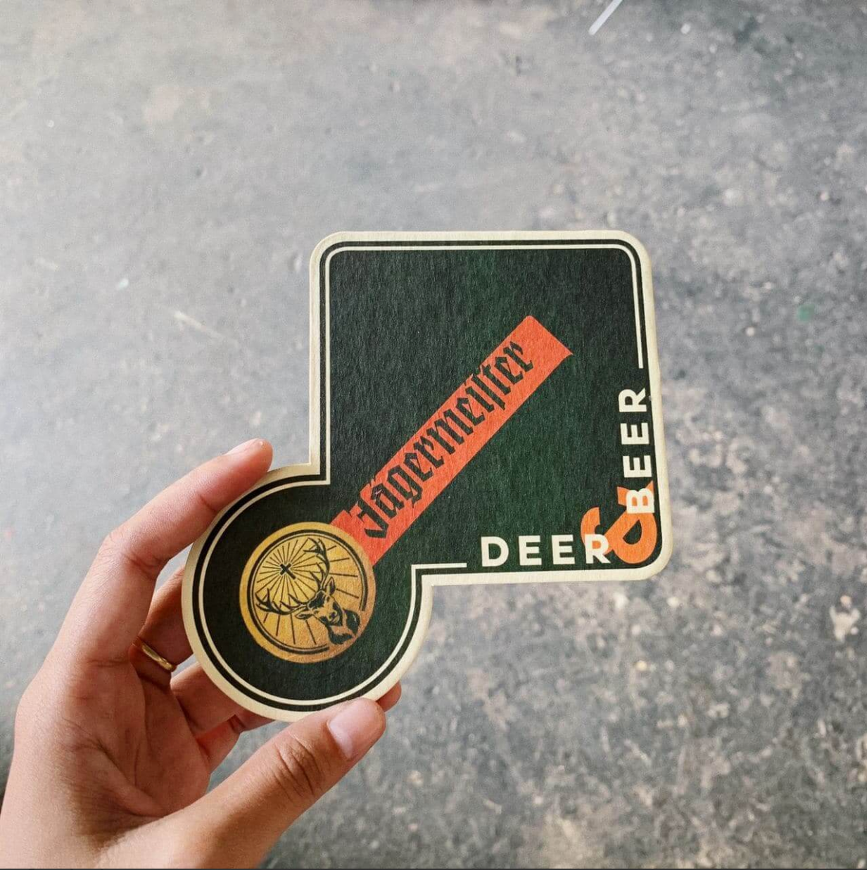 Coaster paper printing with logo