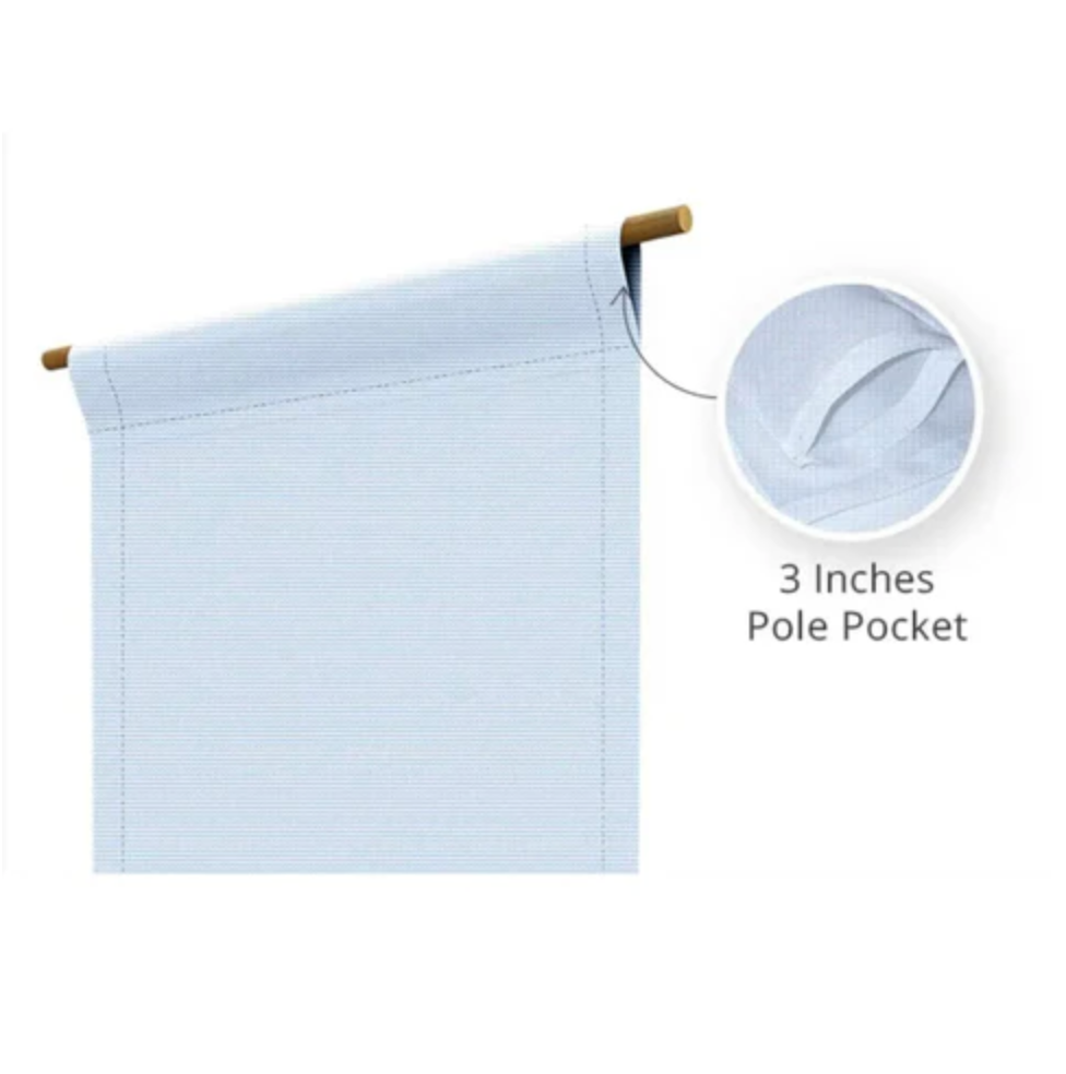 Photo of 6x10feet – 3 inches pole pocket - top