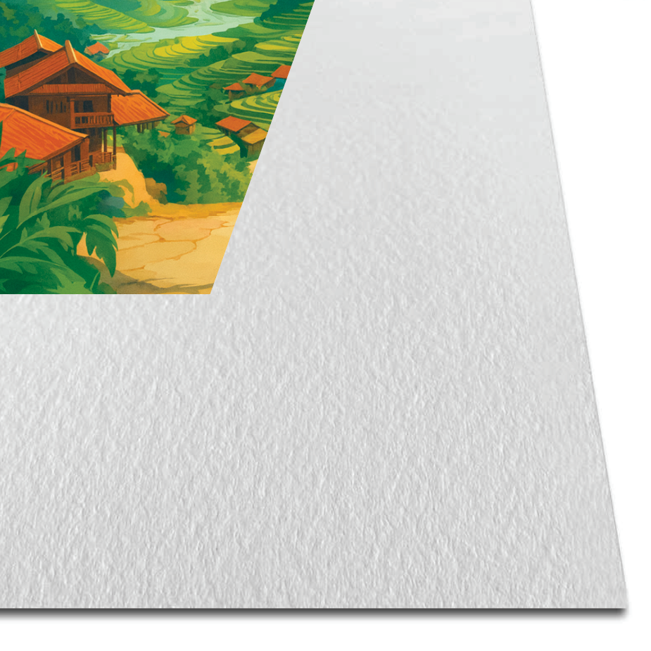 Fine Art Print on Cold Press Paper | Museum-Quality Giclรฉe Printing