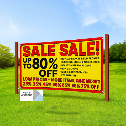 Photo of Vinyl Banners 13oz – 12"x24 – No Grommets