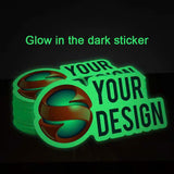 Photo of Glow in the dark sticker – 2"x2" – 50