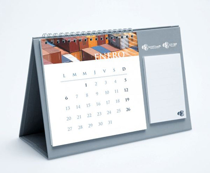 Custom desk calendar