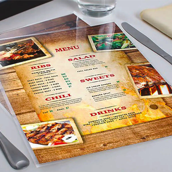MENEオーダーページ Custom Durable Laminated Menus for Restaurants - High-Quality