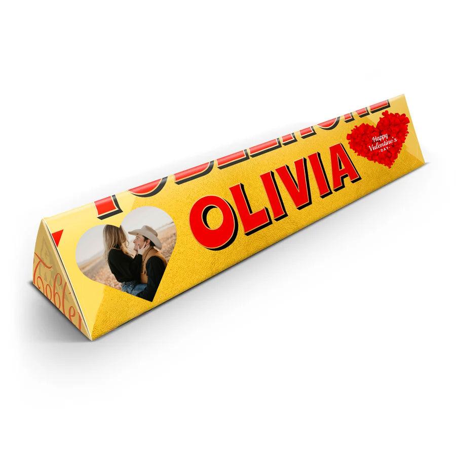 Photo of Valentine Custom Toblerone Chocolate bar – M - 200 grams