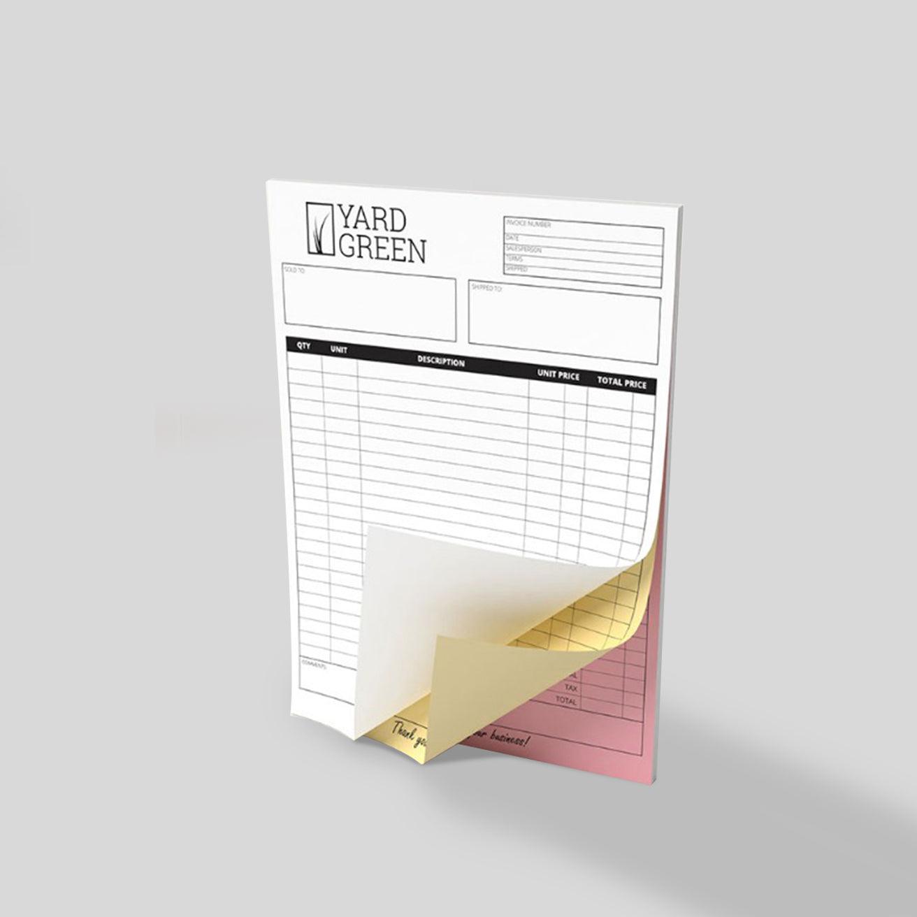 Photo of NCR Forms 20lb Uncoated - 3-Part โ 5.5"x8.5" โ 100 โ No Number