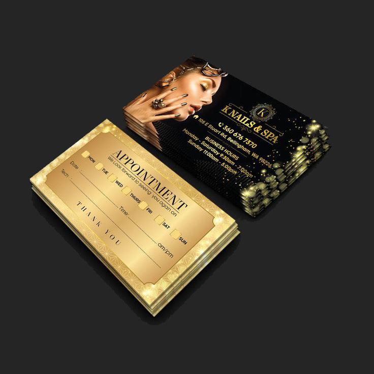 Photo of Luxury Spa & Nail Gift Voucher Booklet – 3.5"x2" – 100 – Glossy 14pt