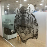 Window Frosty decal printing and install - Arrow Print Canada