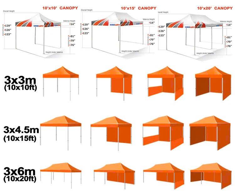 Photo of Custom Canopy Tents 10 x 10 - Aluminium Frame