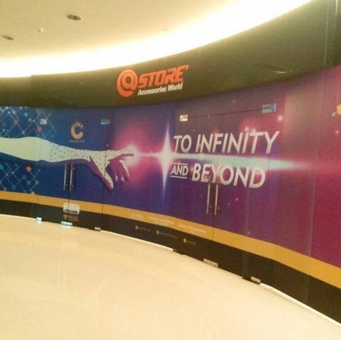 Vinyl panel printing and install - Arrow Print Canada