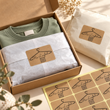 Custom Kraft Paper Stickers & Brown Labels