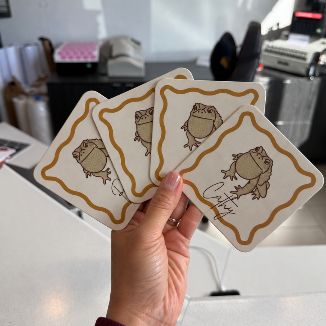 Custom Coasters – 38pt Thick Cardstock