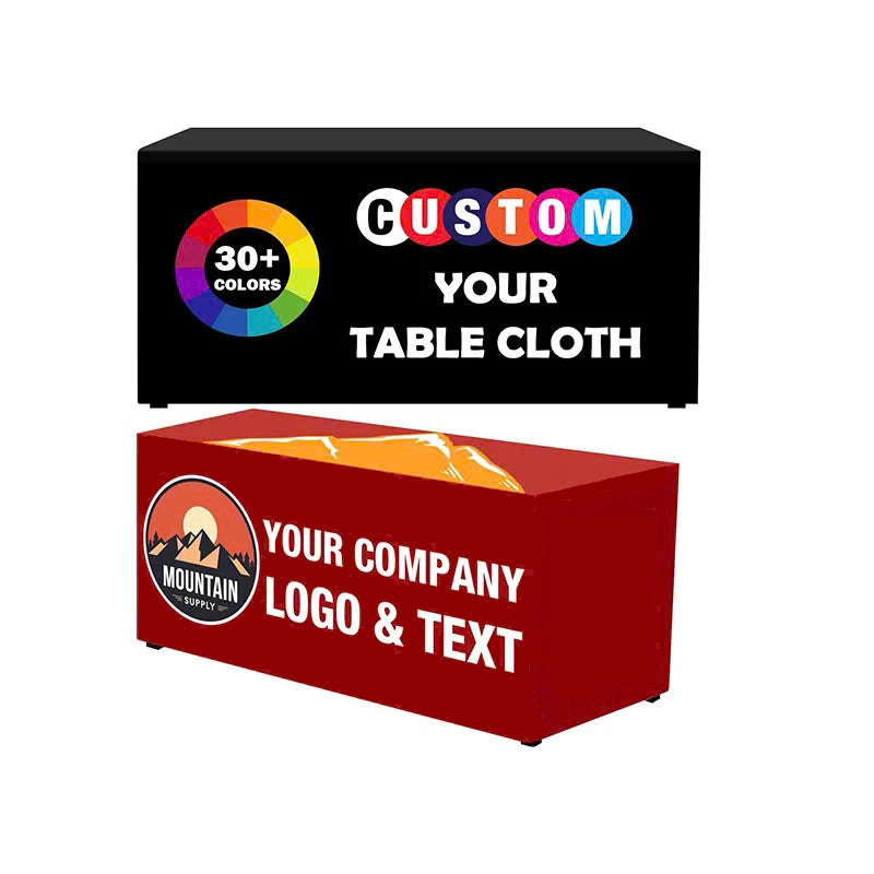 Premium Full Color Table Covers & Throws - 4 Sided