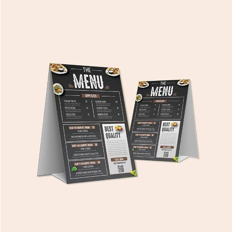 Durable and High-Quality Restaurant Menus