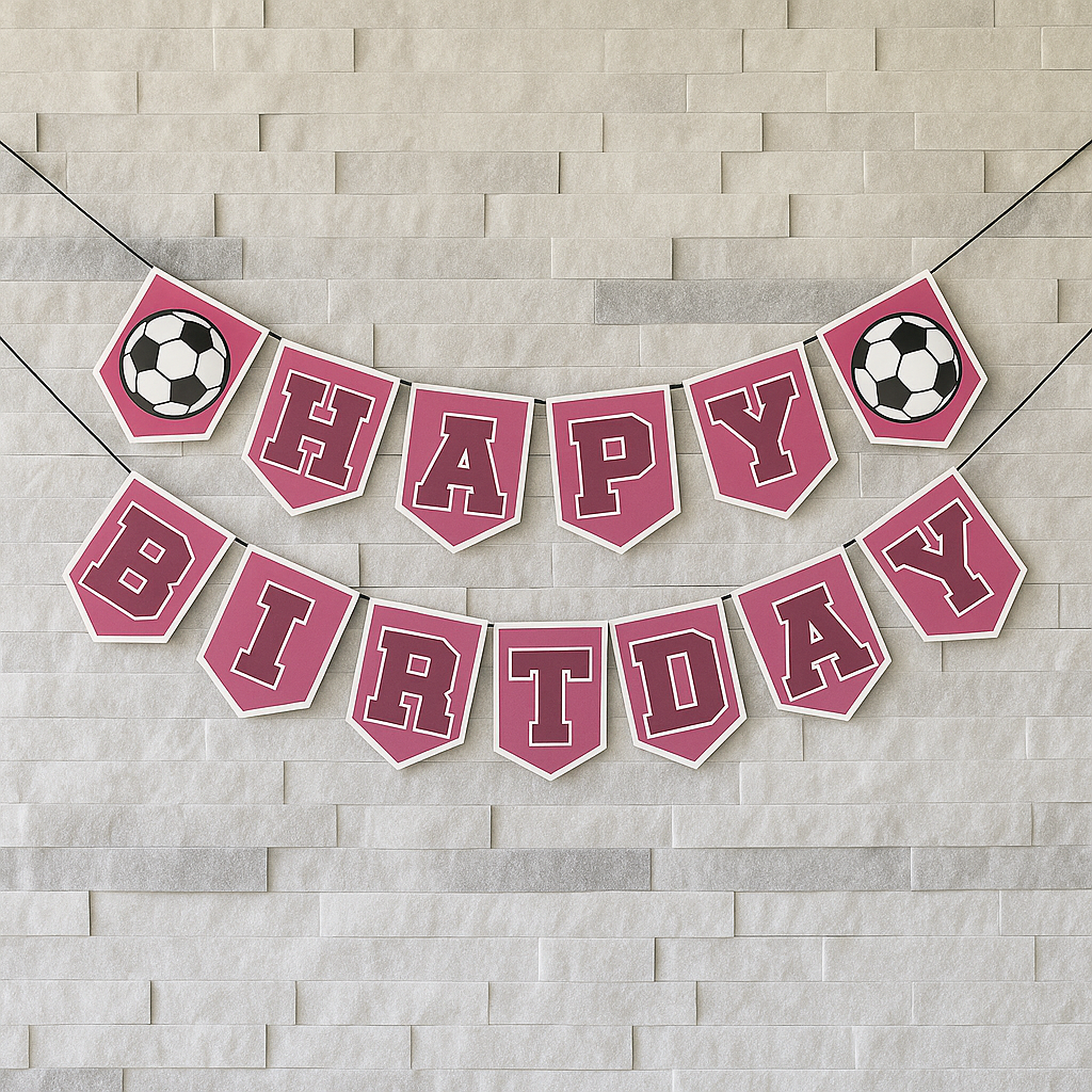Custom birthday banner