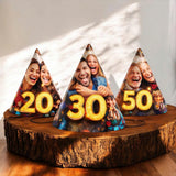 Custom Birthday, Photo, Face, Pattern, Party Decor Hat