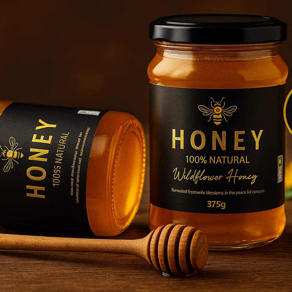 Custom Food & Jar Labels – Honey, Jam, Sauce & More