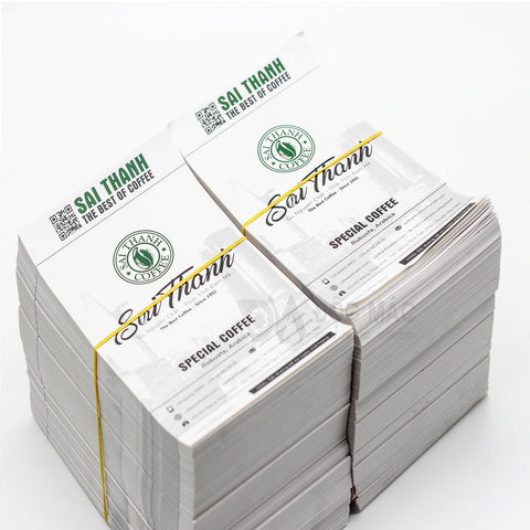 Custom Coffee Labels – High-Quality, Flexible Quantity