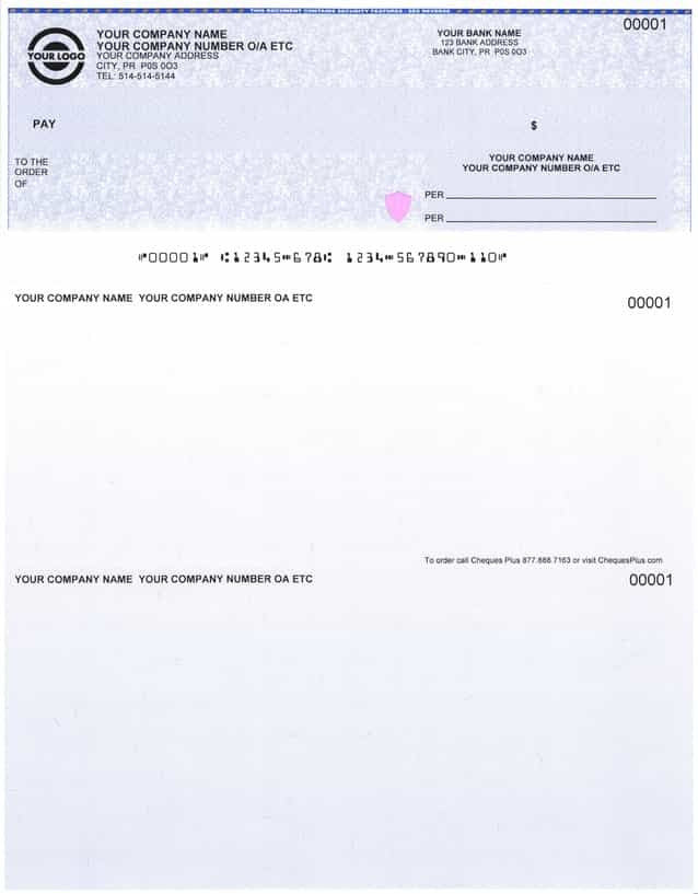 Business Cheques - Computer Cheques