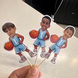 Custom Cake Toppers - Party Food Picks - Any Shape