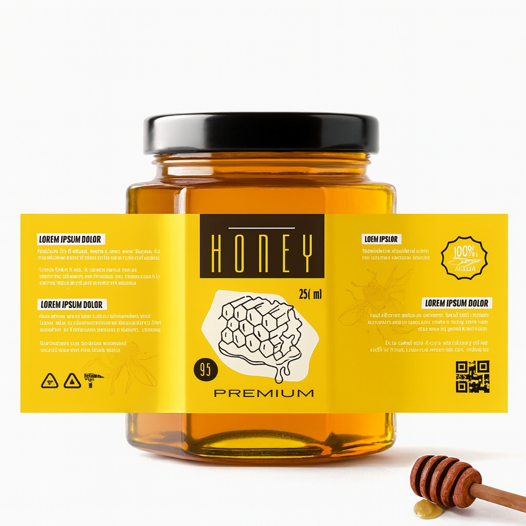 Custom Food & Jar Labels – Honey, Jam, Sauce & More