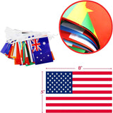 International Flag Bunting Set – 100 Flags per Set