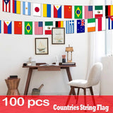 International Flag Bunting Set – 100 Flags per Set