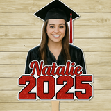 Personalized Graduation Cardstock Cutout with Photo – Multiple Sizes