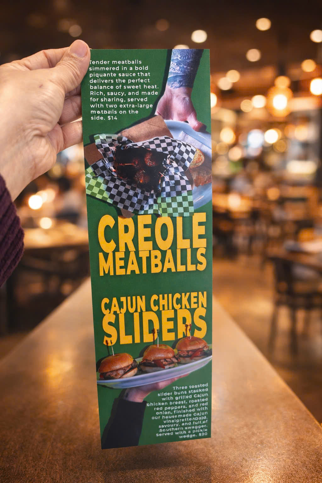 Custom - Waterproof Restaurant Menus