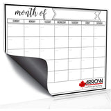 Magnetic Dry Erase Botanical Monthly Calendar – Reusable Fridge Planner, Magnetic Organizer