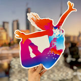 Custom die cut Shape Printed - 12X18"