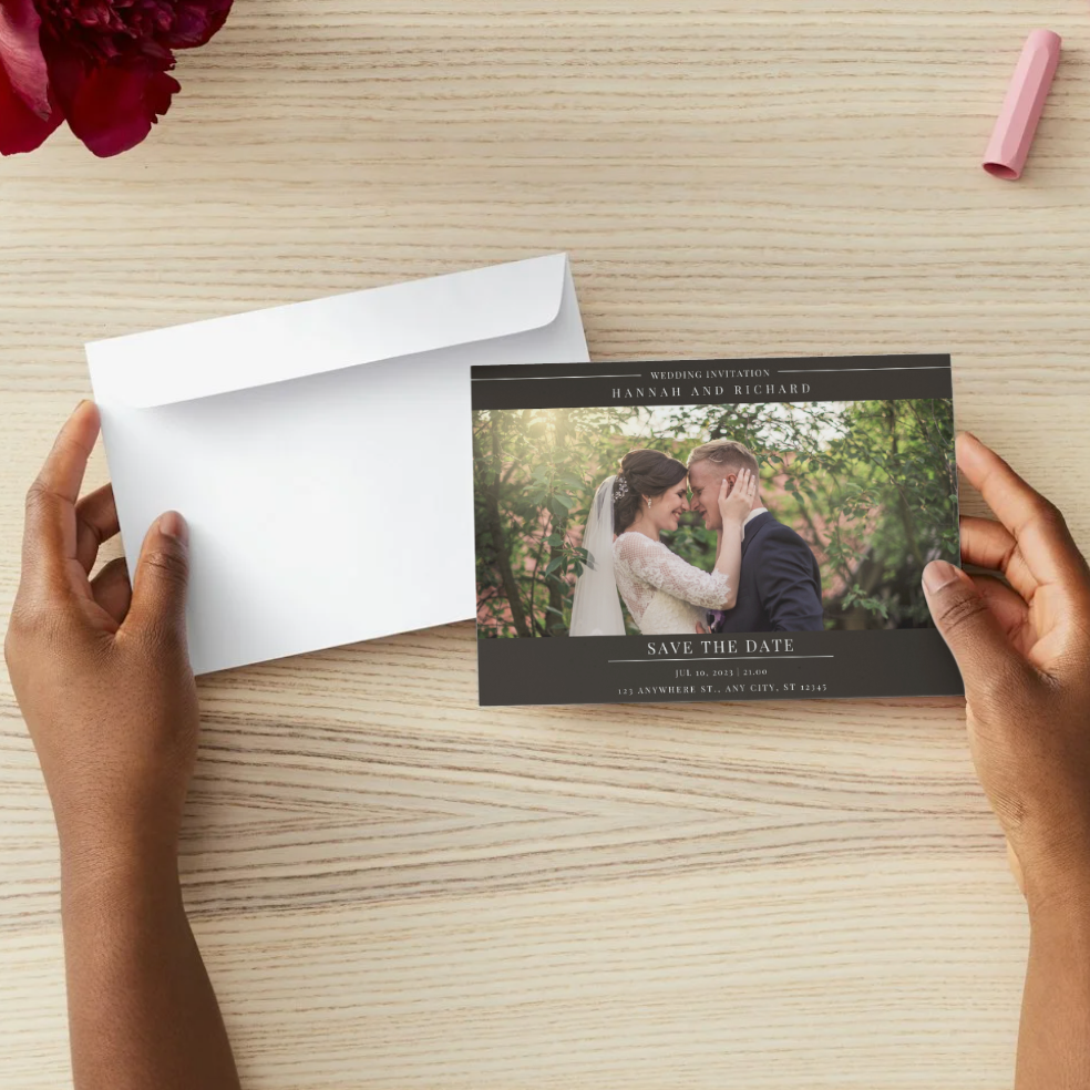 Custom Wedding Flat Cards – Premium 14pt Cardstock