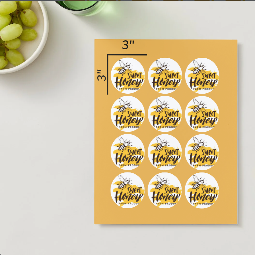Custom Round Labels – Circle Stickers for Jars, Packaging, More