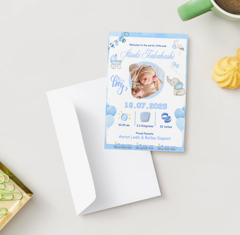 Personal Flat Card – Custom Print
