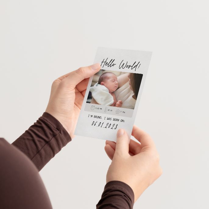 Personal Flat Card – Custom Print