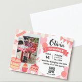 Children's birthday invitation cards with name - Arrow Print Canada