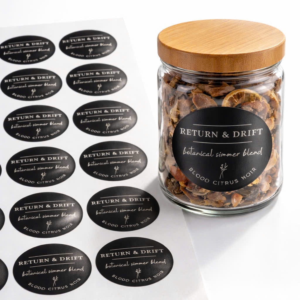 Silver Stickers – Custom Any Size & Shape