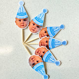Custom Cake Toppers - Party Food Picks - Any Shape