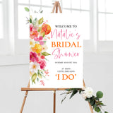 Custom Bridal Shower Welcome Sign