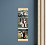 Custom hanging Canvas Prints with Wooden Bars - Arrow Print Canada