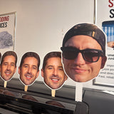 Custom Face Cutout Sticks