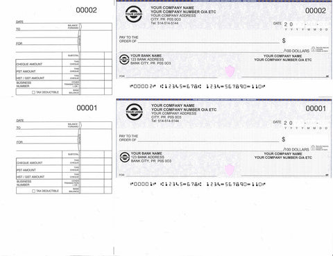 Business Manual Cheques – Handwritten Cheques
